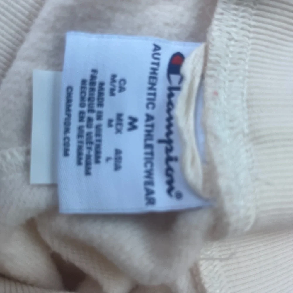 Champion Ombre Sweatpants - Cream and Red Size Medium - Picture 7 of 8